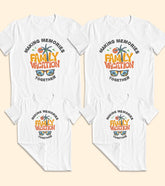 Family Vacation Unisex Half Sleeve T-Shirts (Pack of 4)